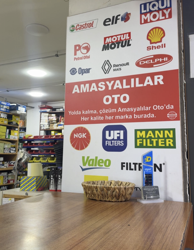 Amasyalılar Oto - Yedek Parça Stoğu