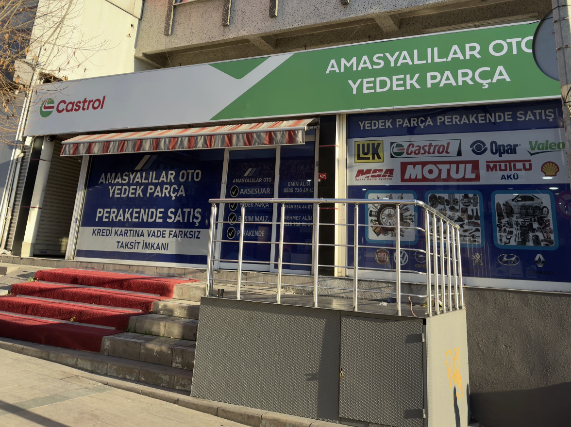 Amasyalılar Oto Yedek Parça mağazamız